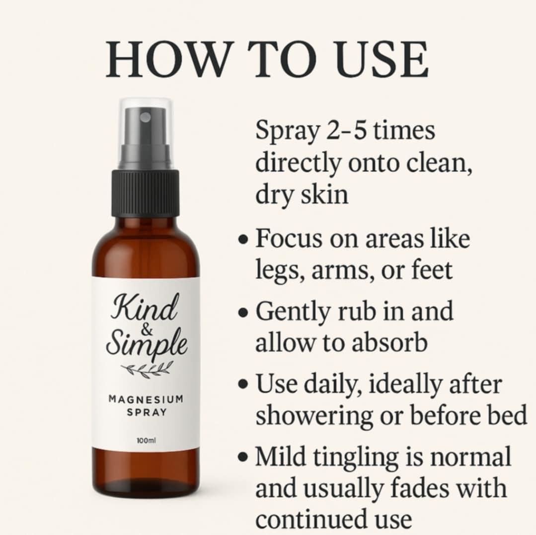Natural Magnesium Spray – 100ml